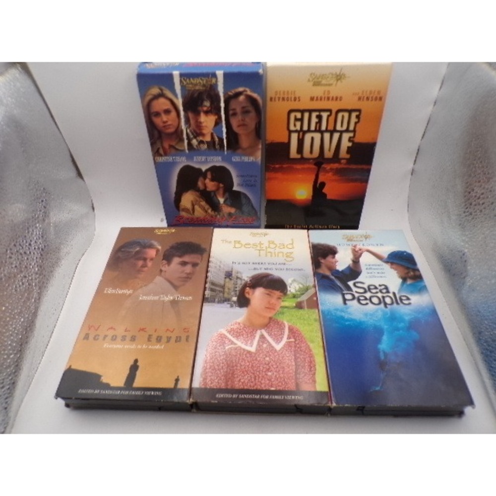 Sandstar Family VHS Bundle Breaking Free Gift of Love Walking Across Egypt 5 Tap